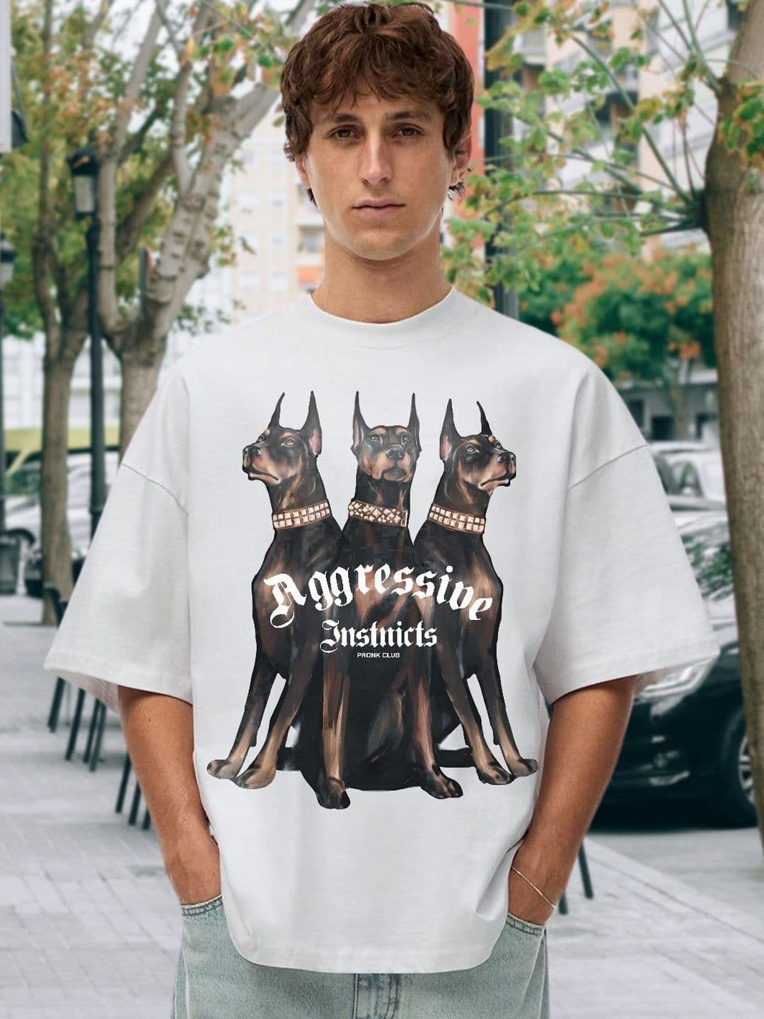 PRONK Men Aggressive Instincts Graphic T-shirt - view 1