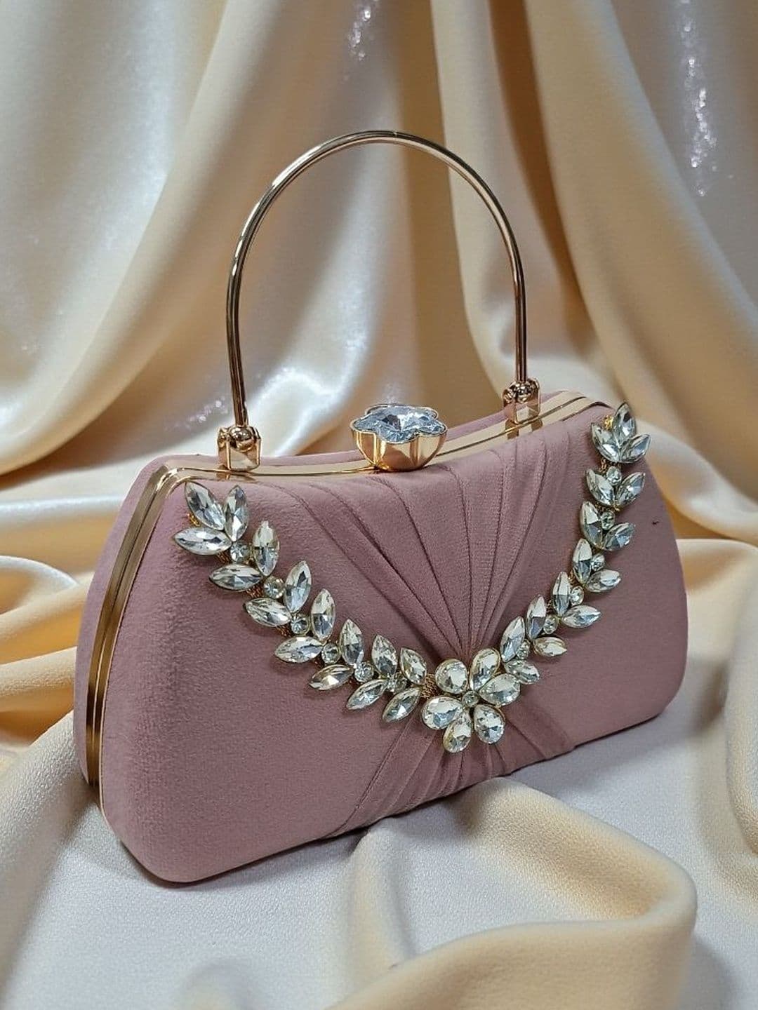 MISHA Embellished Box Clutch - view 1