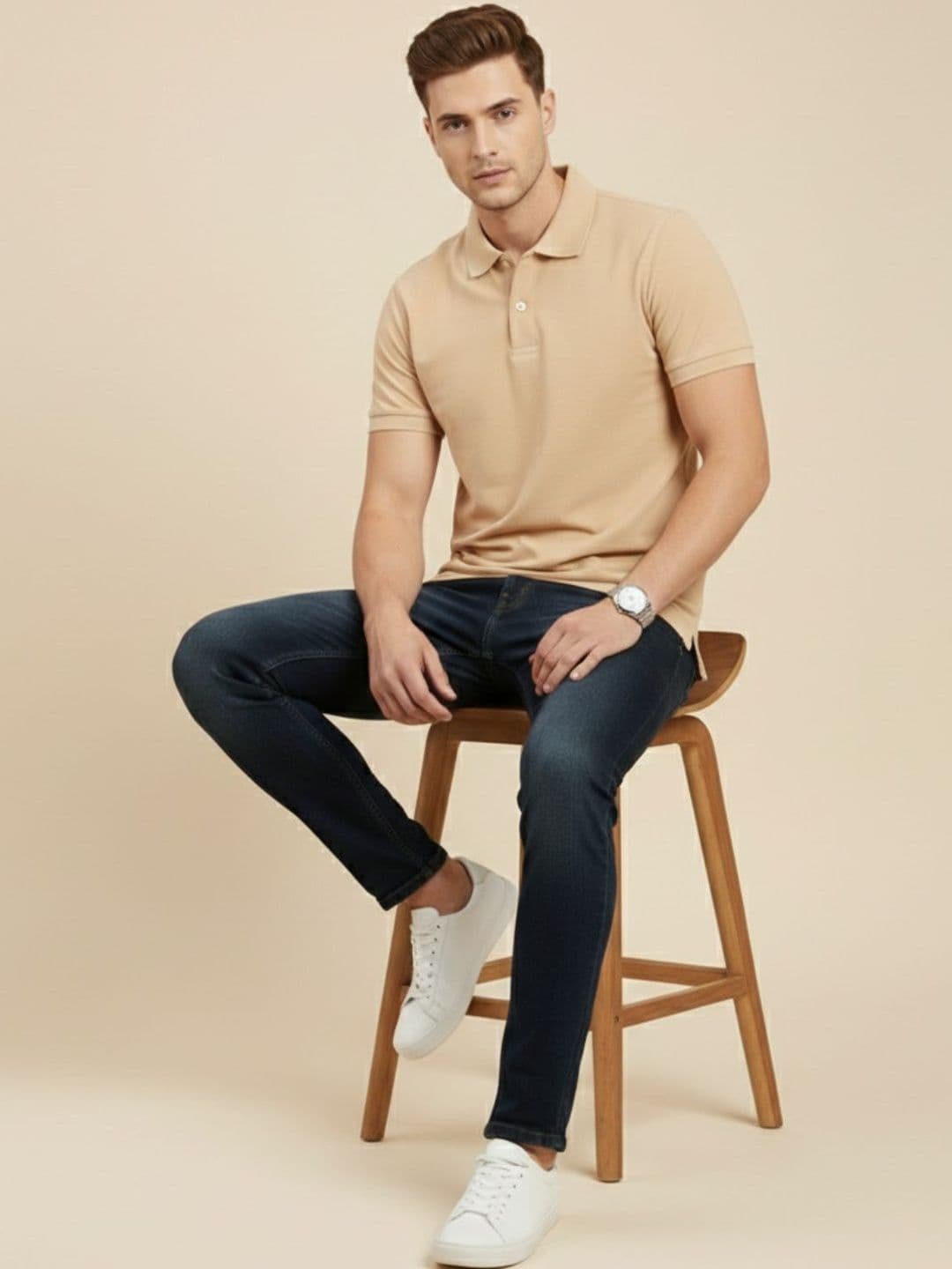 Moda Rapido Men Polo Collar T-shirt - view 1