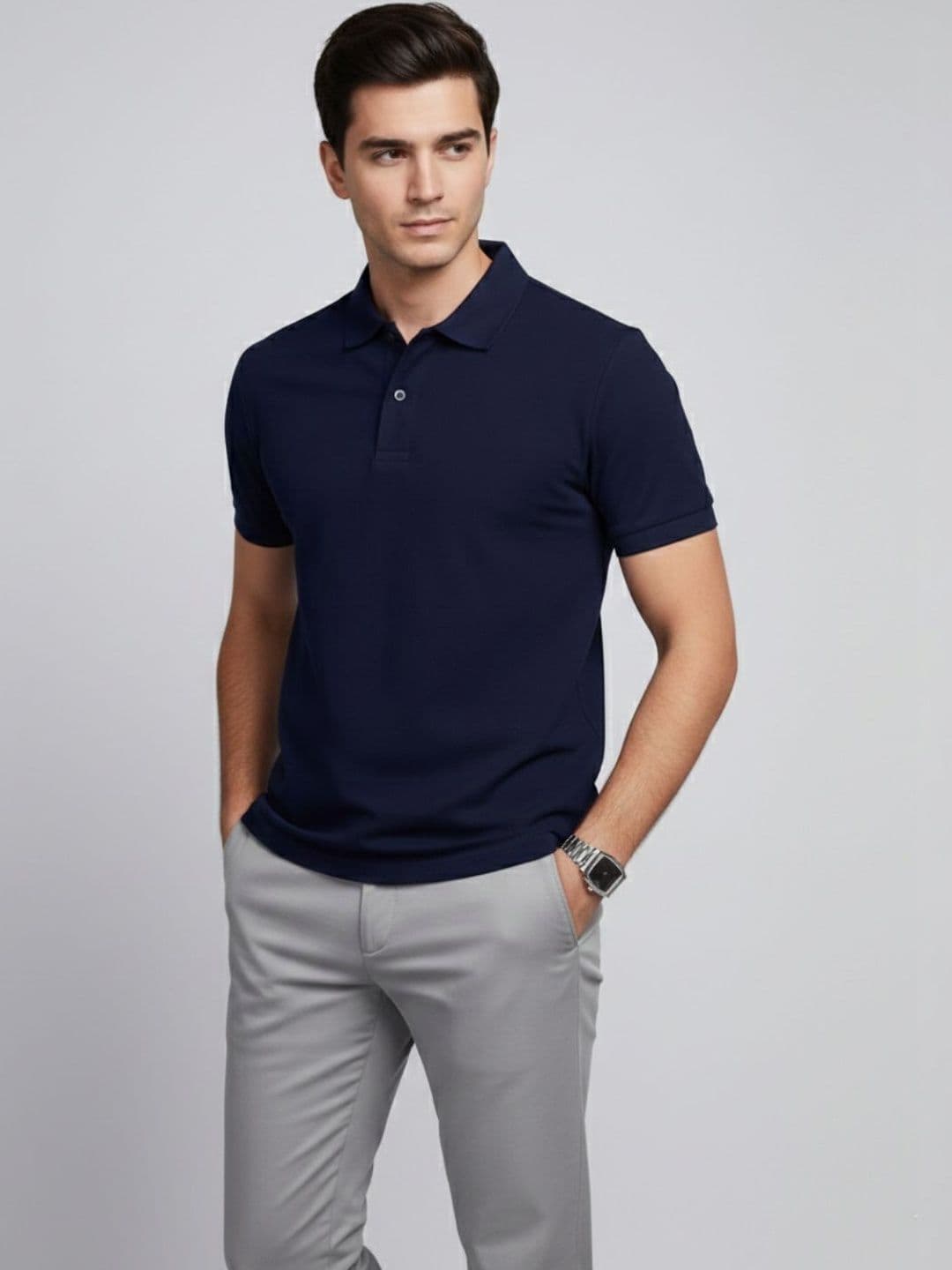 Moda Rapido Men Polo Collar T-shirt - view 1