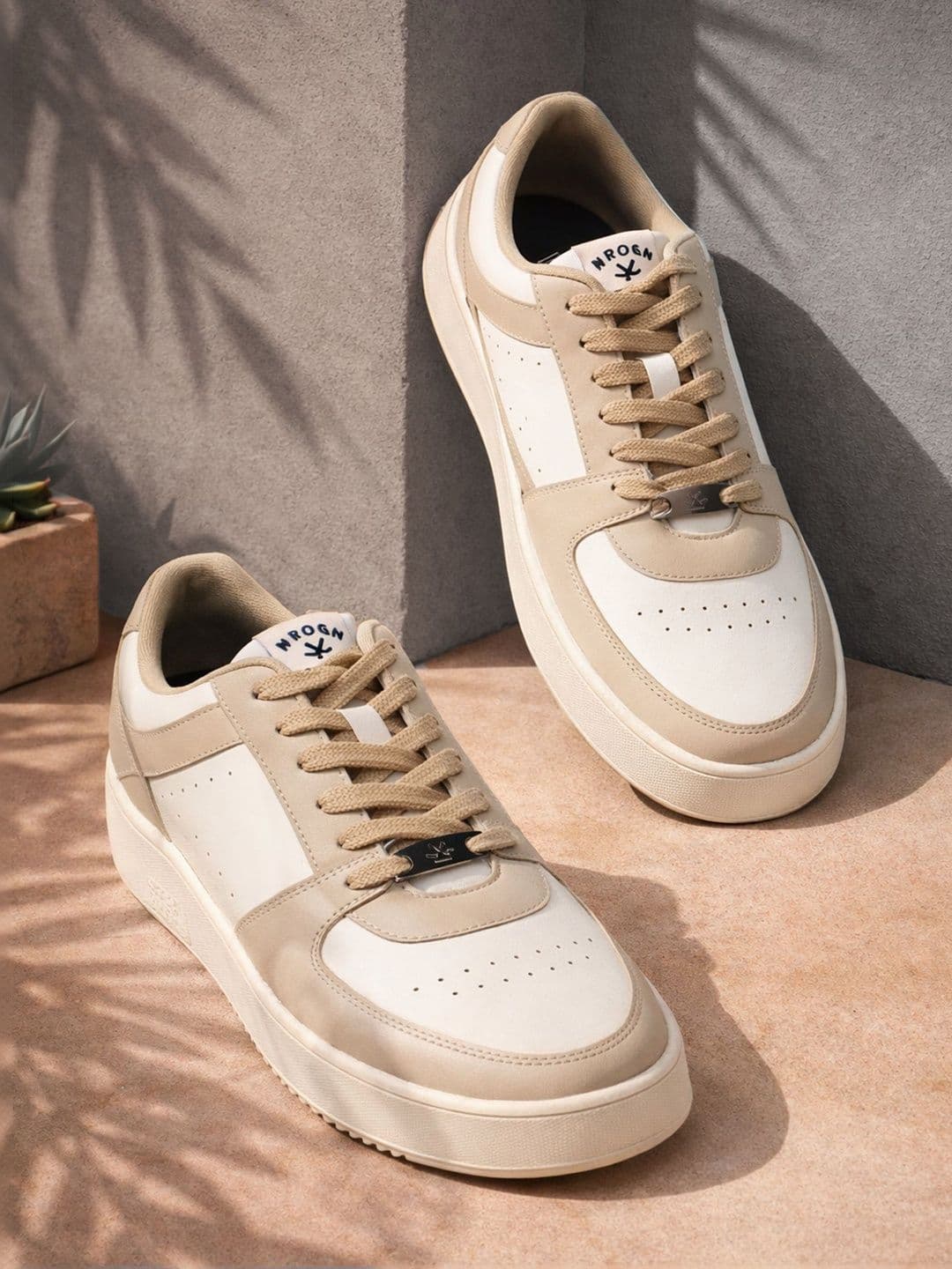 WROGN Men Colourblocked PU Sneakers - view 1