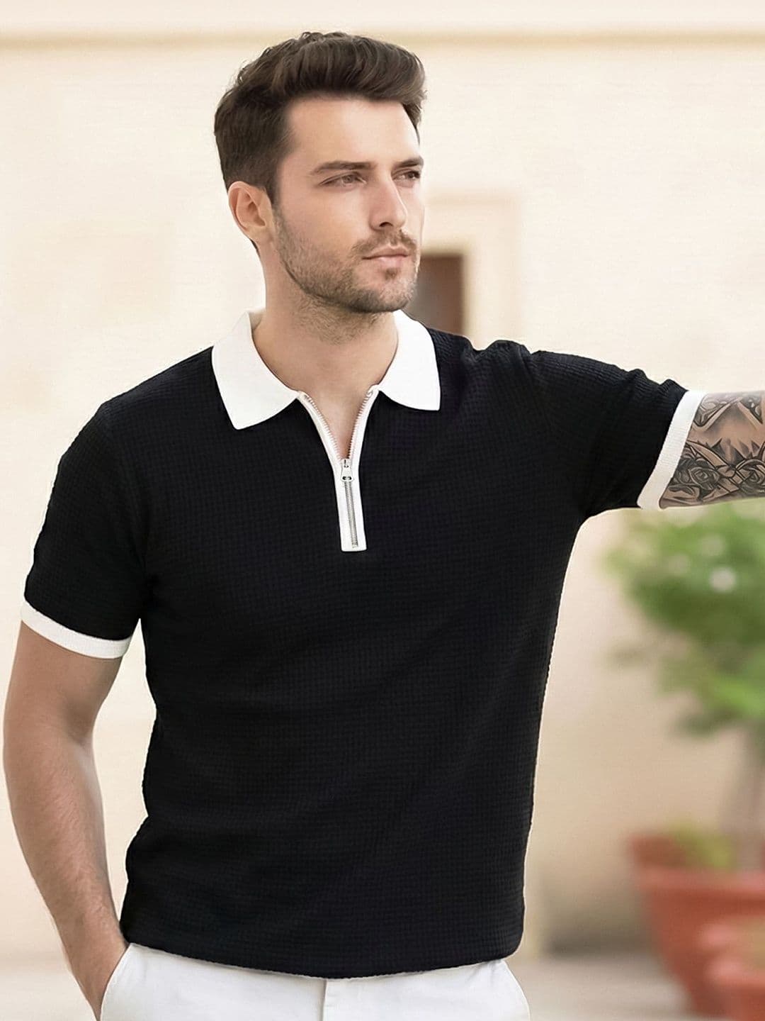 AUSK Men Polo Collar T-shirt - view 1