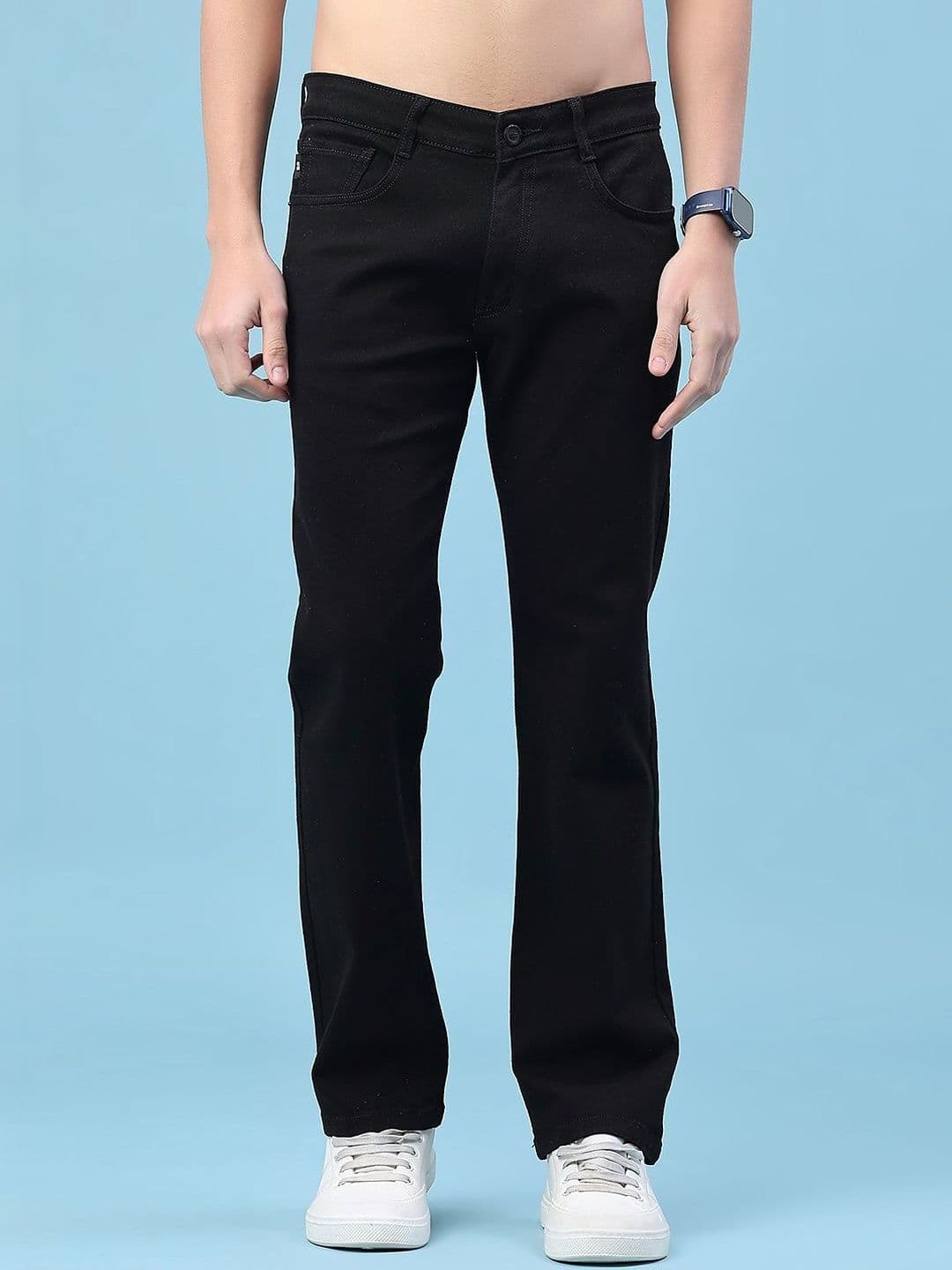 V-Mart Men Regular Fit Mid-Rise Stretchable Jeans - view 1