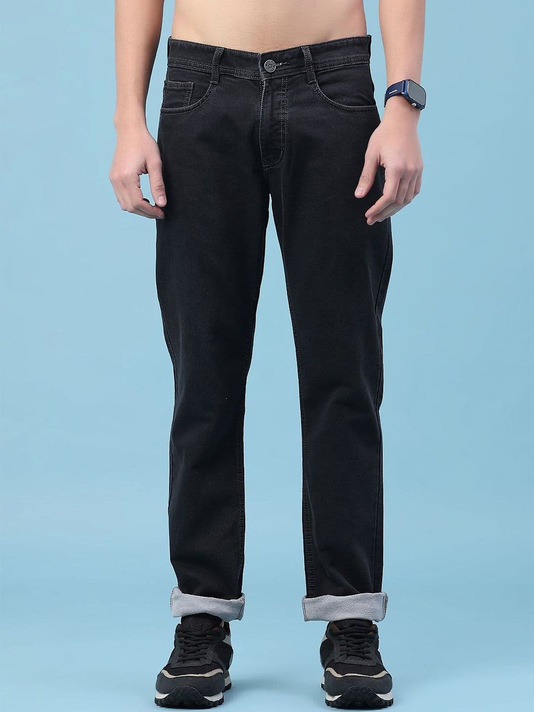 V-Mart Men Regular Fit Mid-Rise Stretchable Jeans - view 1