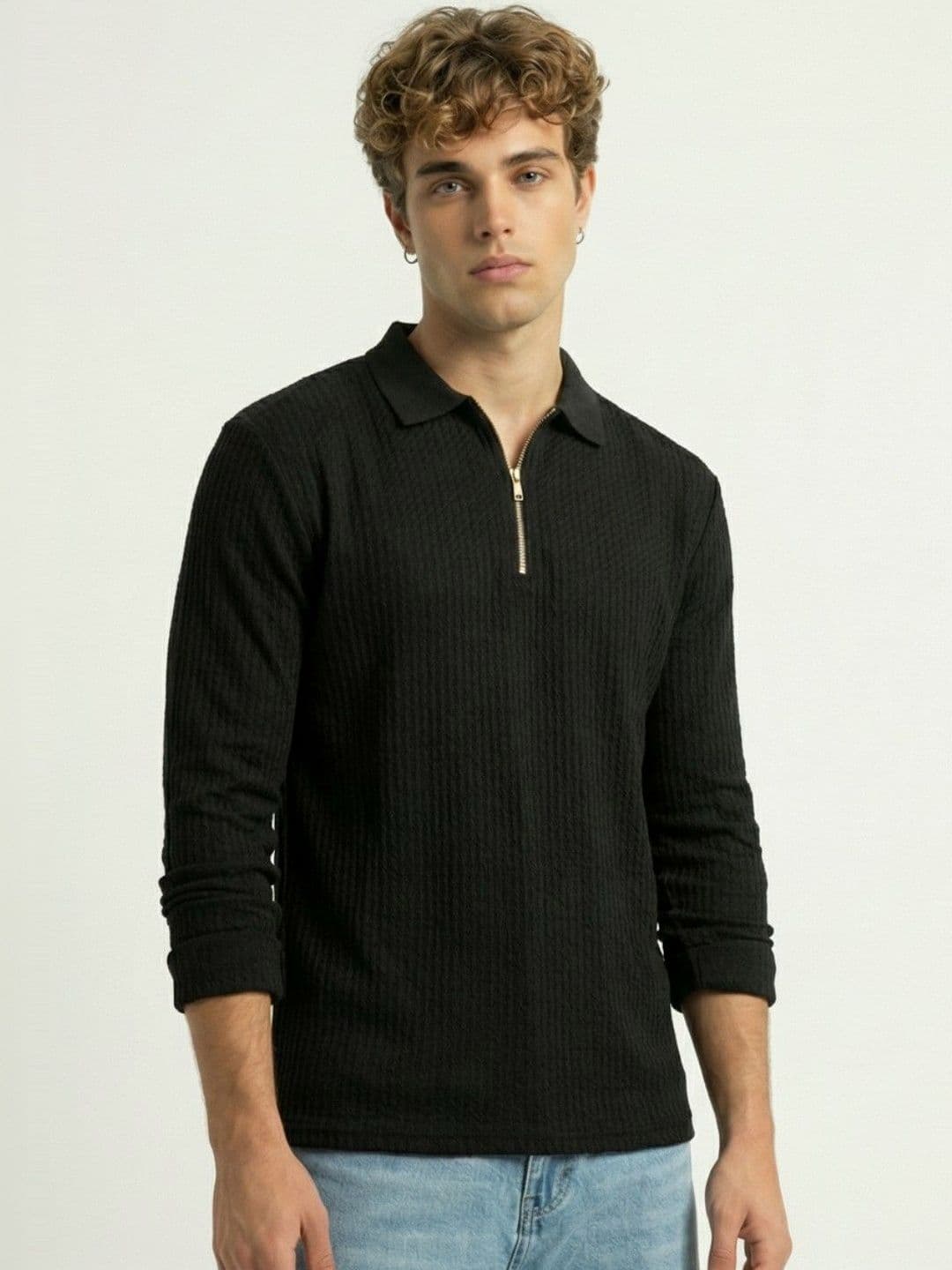 glitchez Men Polo Collar T-shirt - view 1