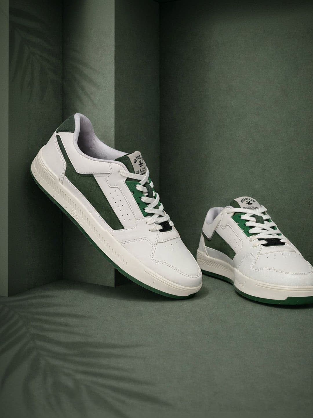 WROGN Men Colourblocked PU Sneakers - view 1