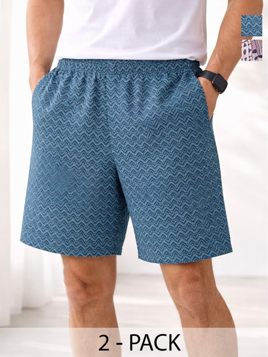 HRX by Hrithik Roshan Pack of 2 Printed Cotton Boxers - view 1