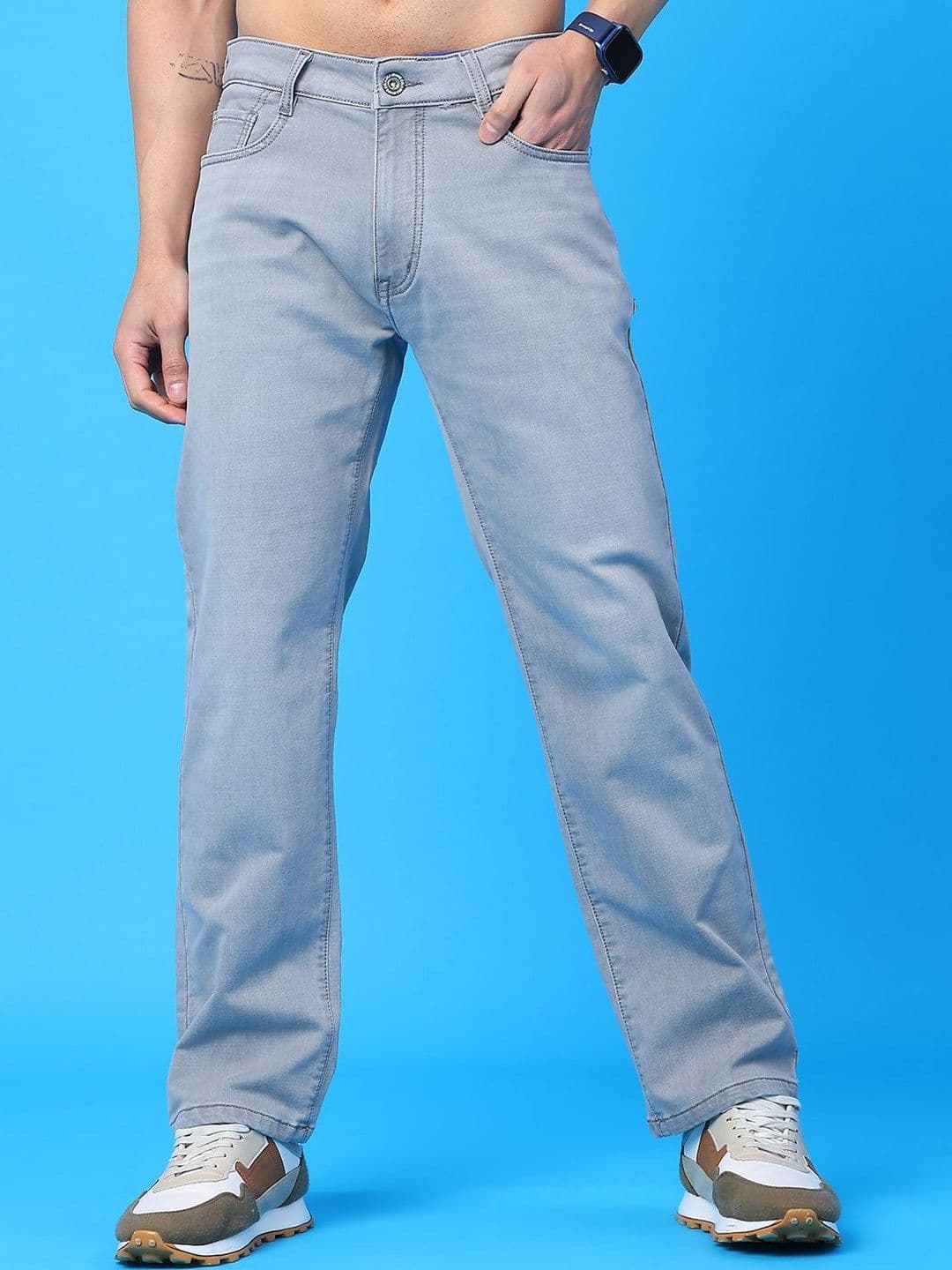 V-Mart Men Regular Fit Mid-Rise Stretchable Jeans - view 1