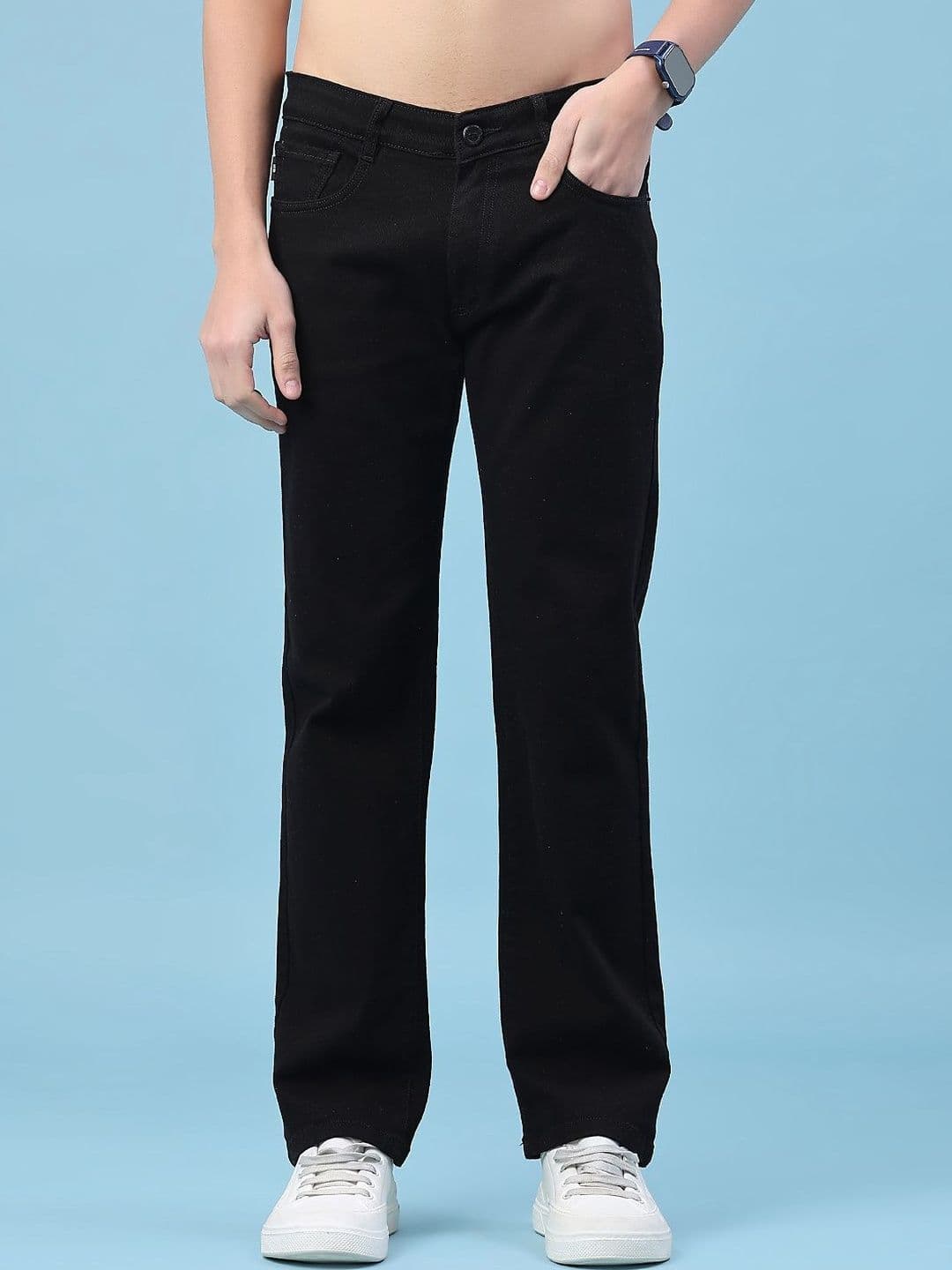 V-Mart Men Slim Fit Mid-Rise Stretchable Jeans - view 1