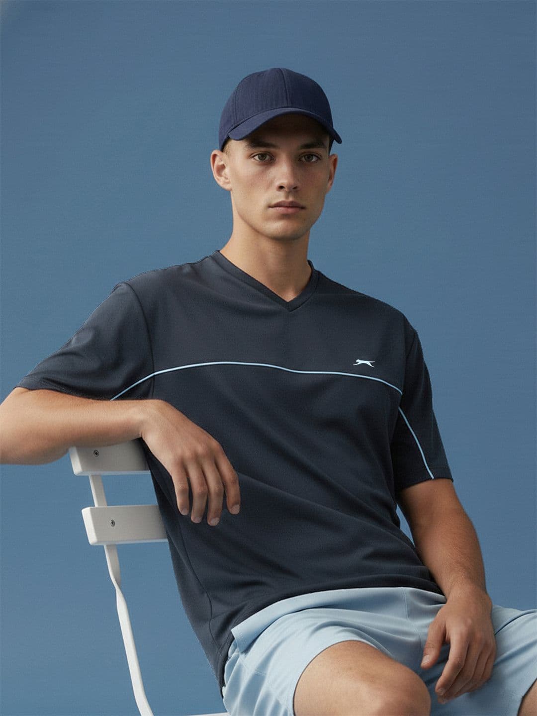 Slazenger V-Neck Relaxed Fit Sports T-shirt - view 1