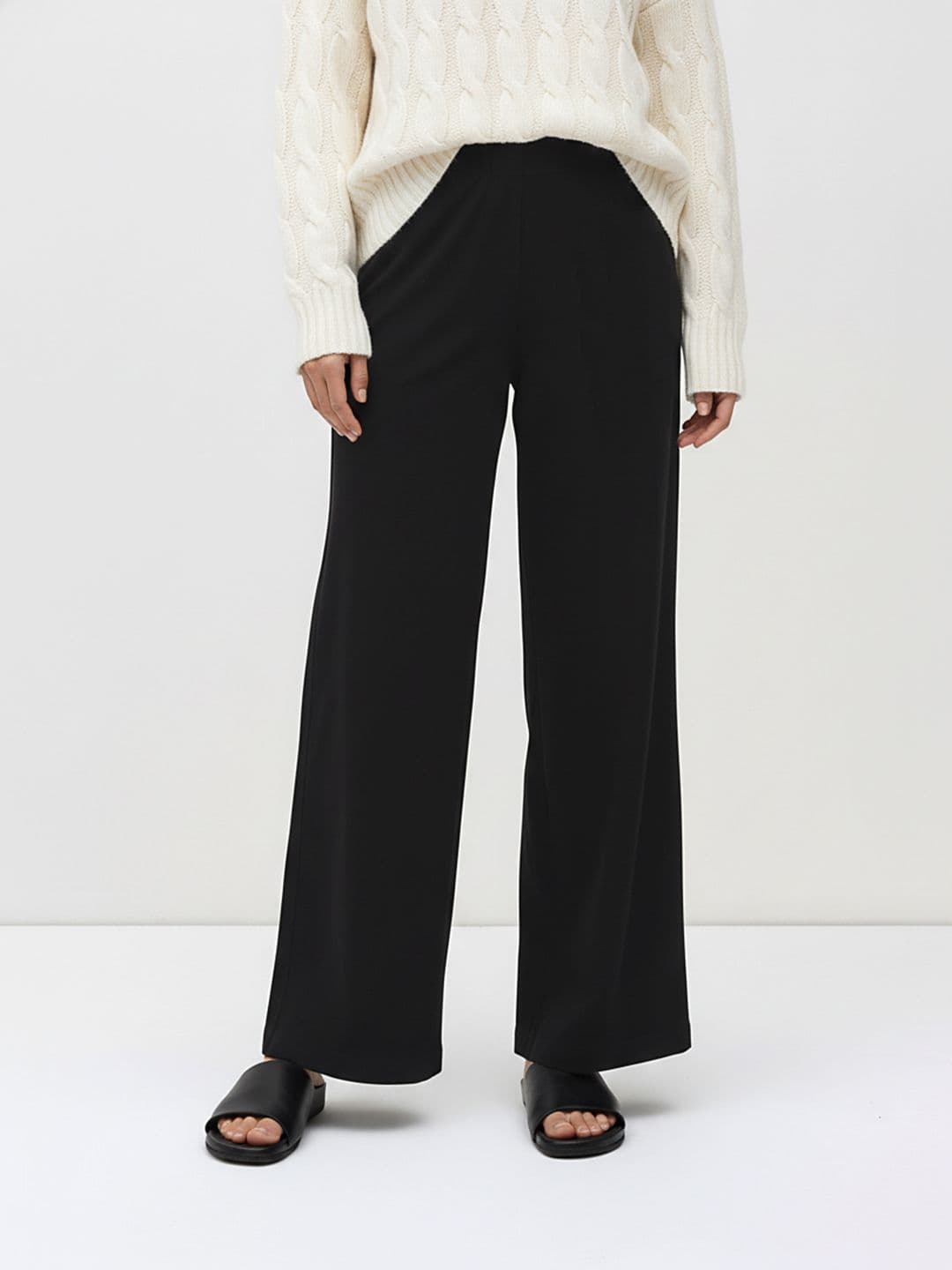 The Roadster Life Co. Women Wide Leg Casual Trousers - view 1