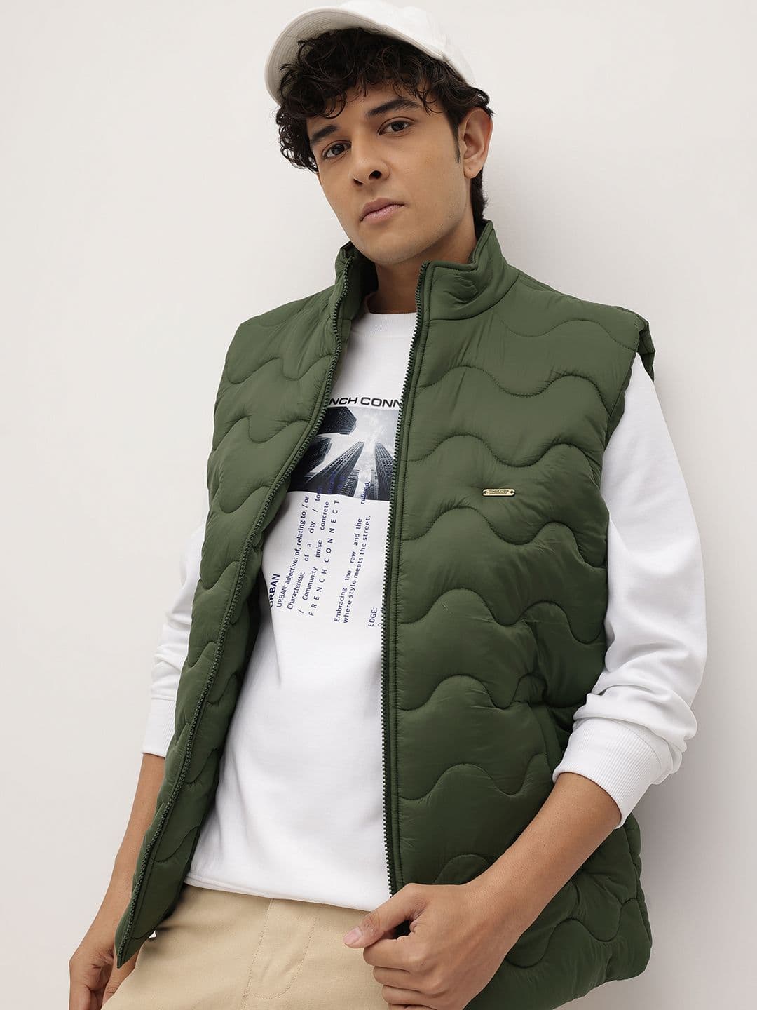 The Roadster Life Co. Puffer Gilet Jacket - view 1