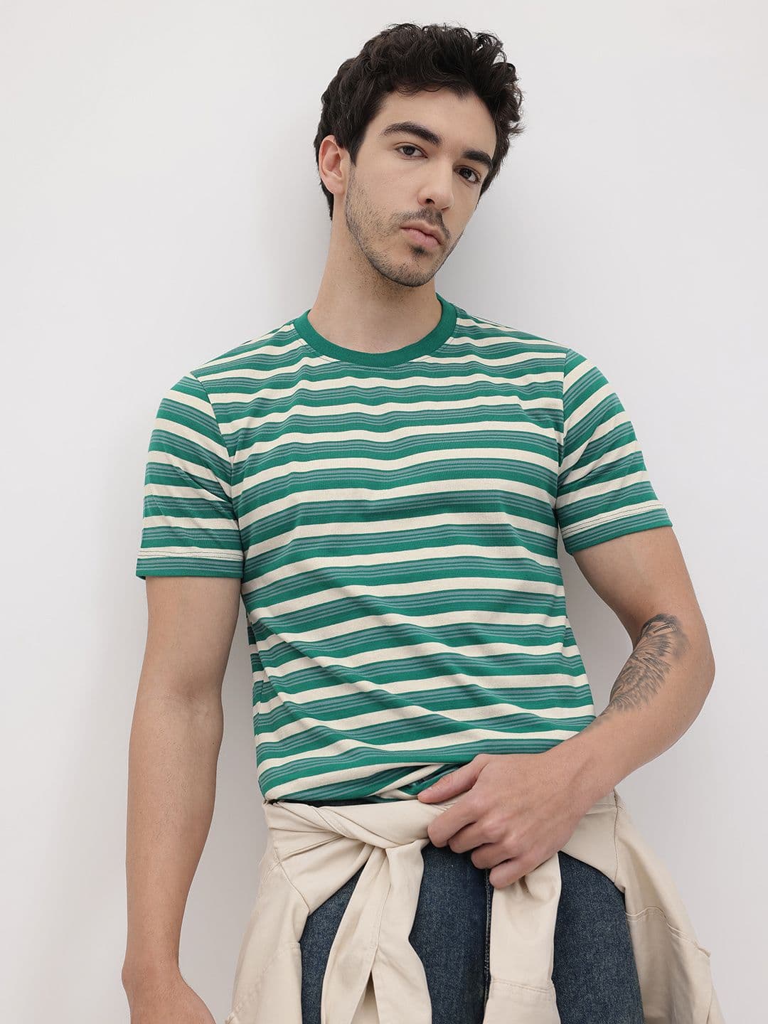 The Roadster Life Co. Striped T-shirt - view 1