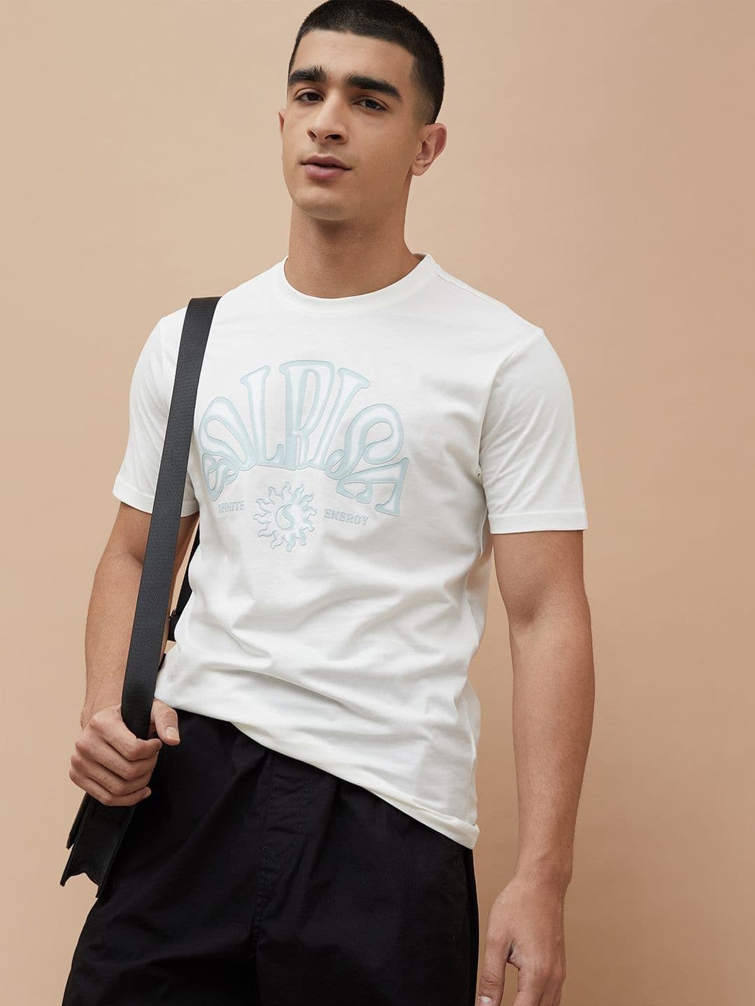 Forca by Lifestyle Men Typography Printed T-shirt - view 1