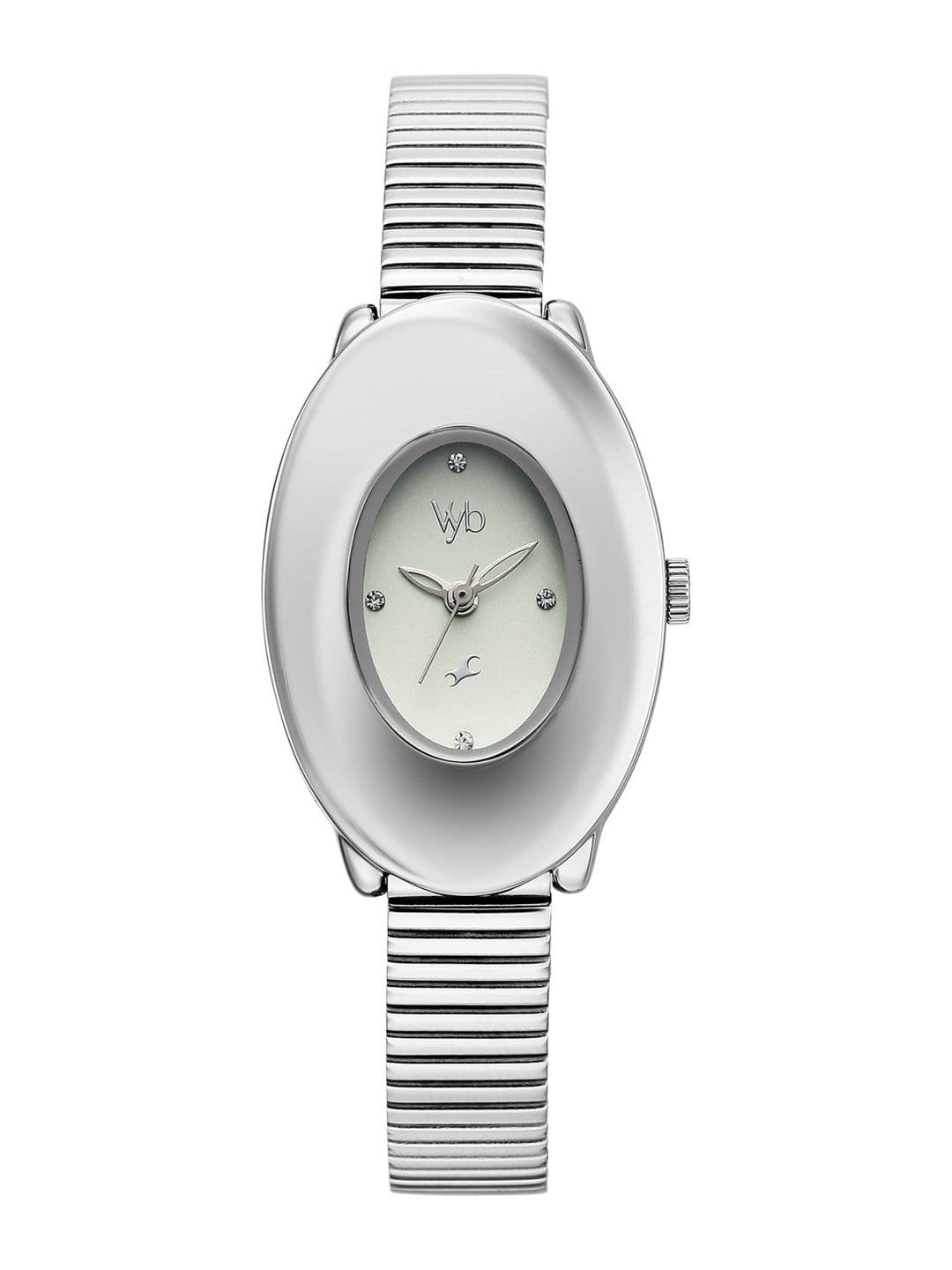 Fastrack Girls Vyb Runway Quartz Analog Light green Dial Watch - FV60121SM01W - view 1