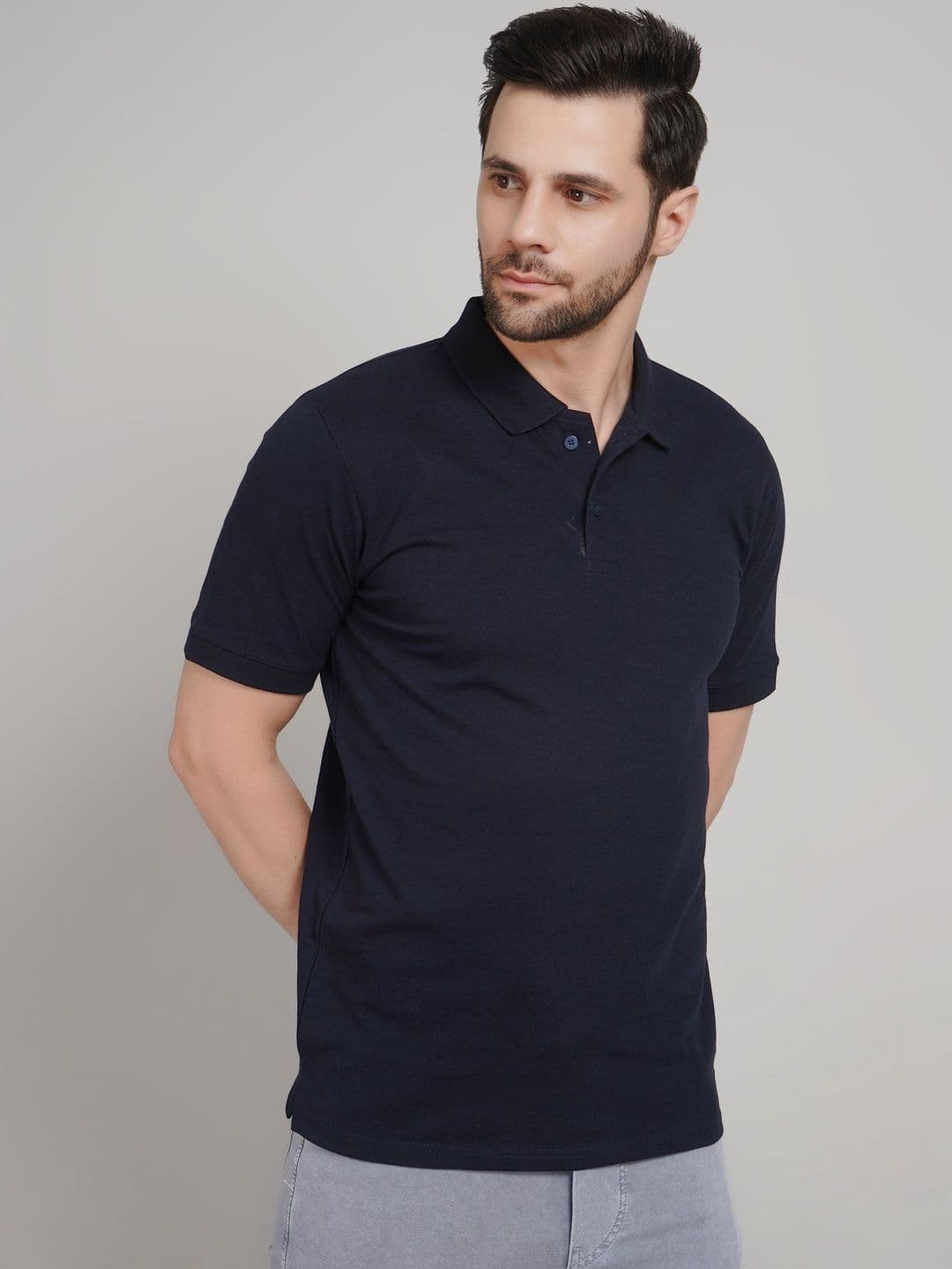 APKR Men Polo Collar T-shirt - view 1