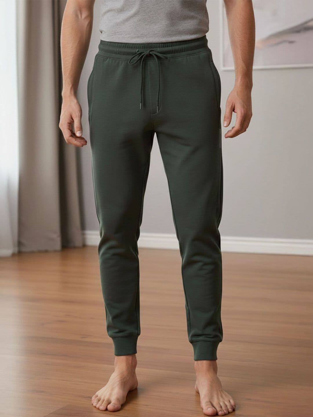 The Roadster Lifestyle Co Cotton Mid-Rise Joggers Lounge Pants - view 1