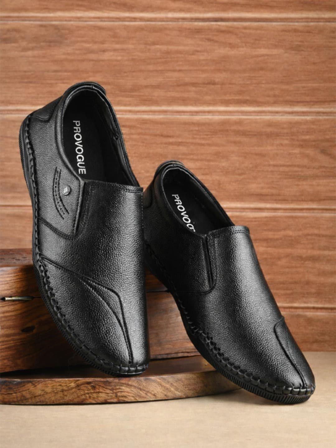 Provogue Men Leather Formal Slip-Ons - view 1