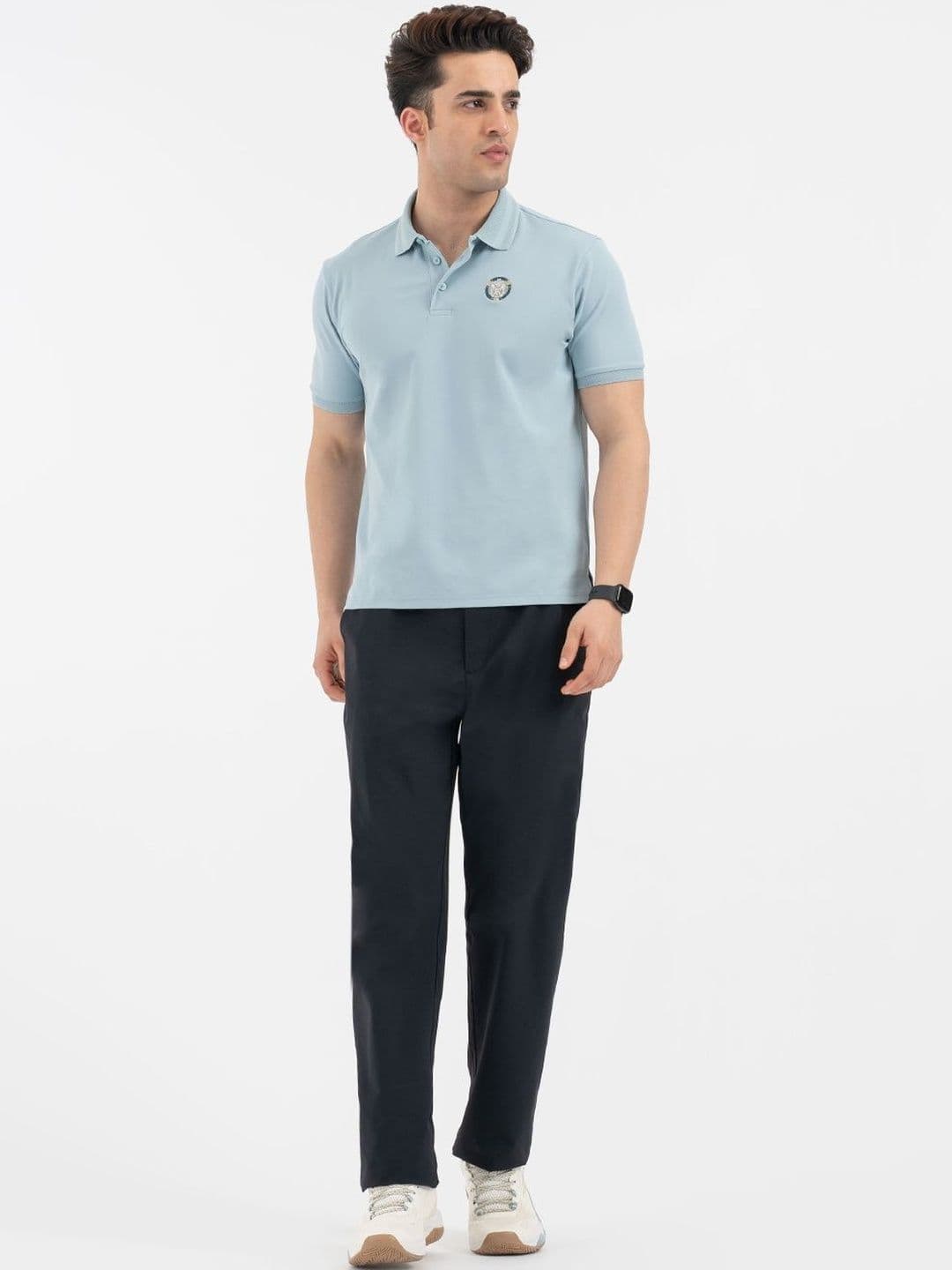 Red Tape Men Brand Logo Polo Collar T-shirt - view 1