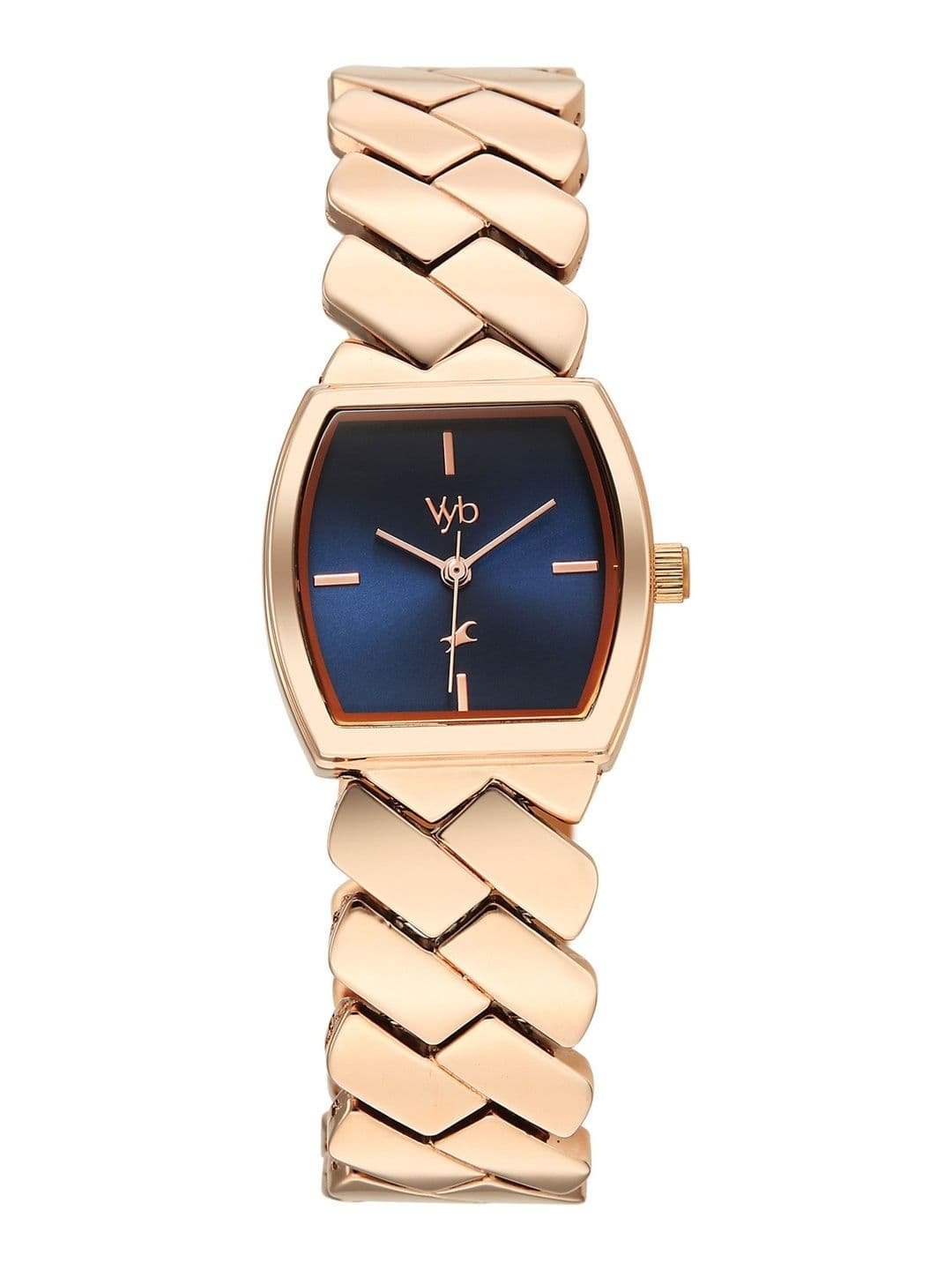 Fastrack Girls Vyb Showstopper Quartz Analog Navy Blue Dial Watch - FV60112WM01W - view 1