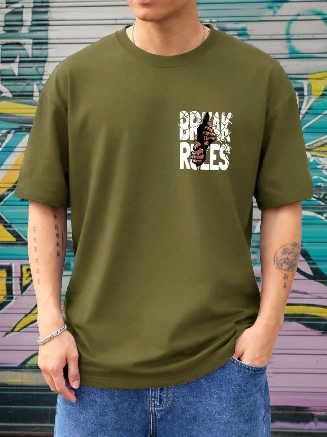 AUSK Men Typography Printed T-shirt - view 1