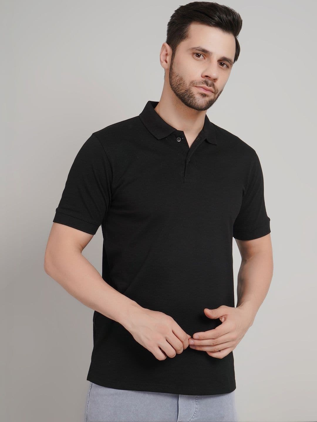 APKR Men Polo Collar T-shirt - view 1