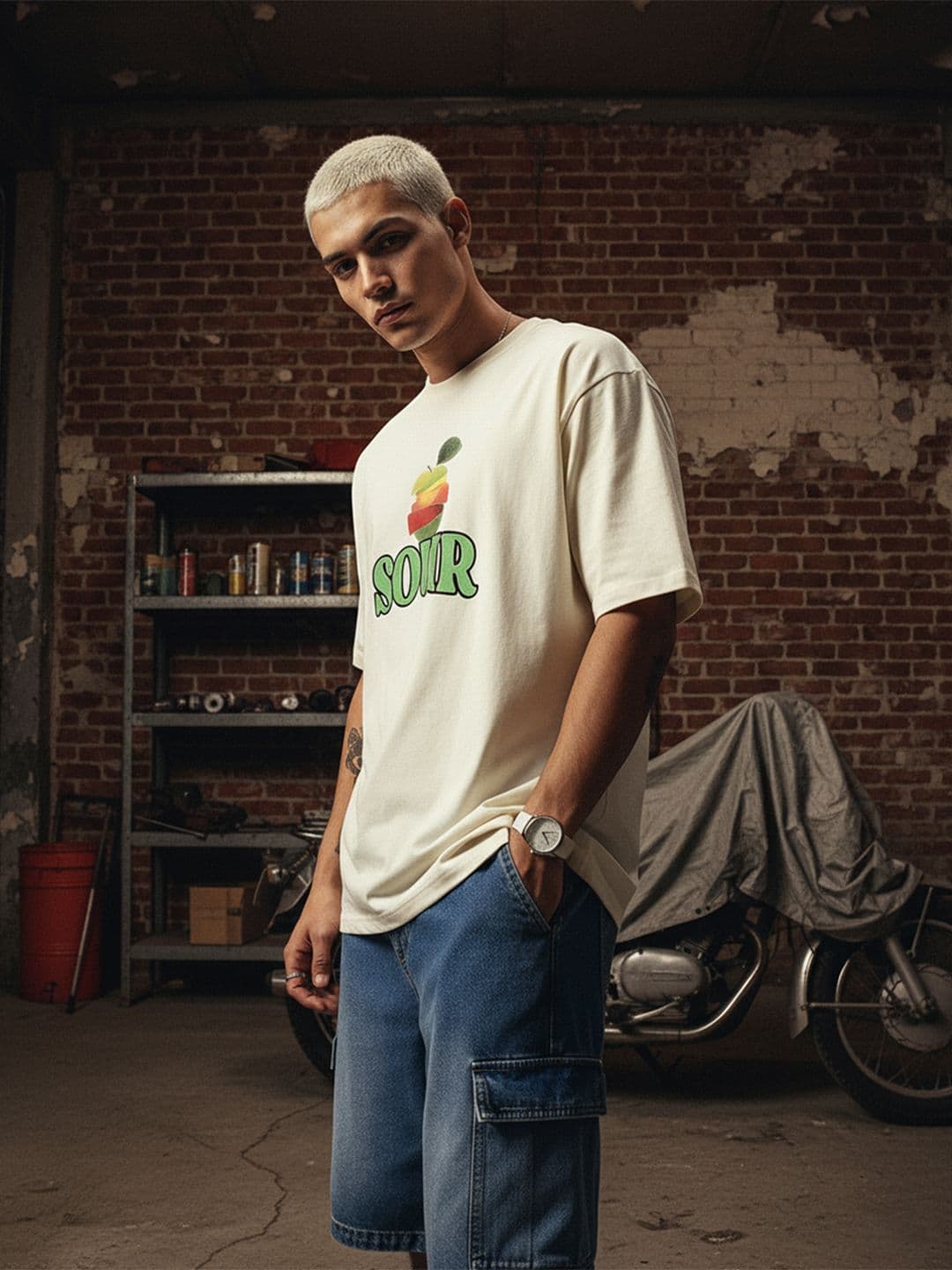 Kook N Keech Oversized Fit Graphic Printed Pure Cotton T-shirt - view 1