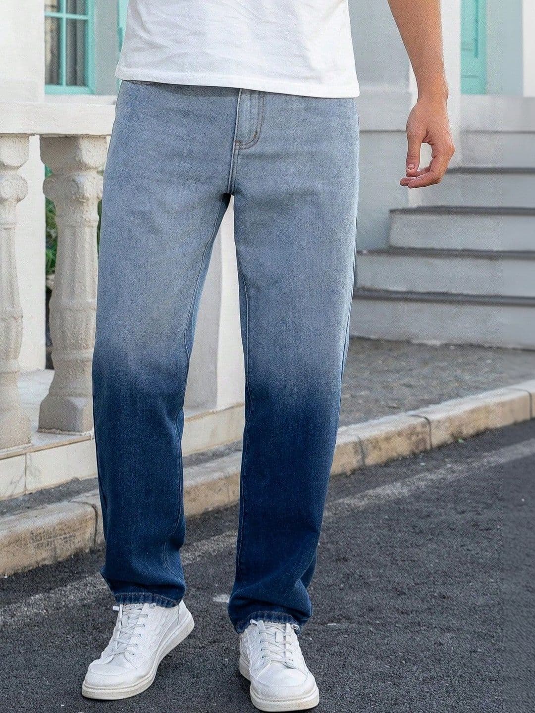 R.Code by The Roadster Life Co. Men Regular Fit High-Rise Stretchable Jeans - view 1