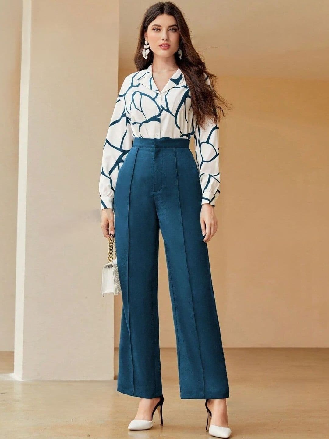 SHYAM SUNDARI Top with Trousers Co-Ords - view 1