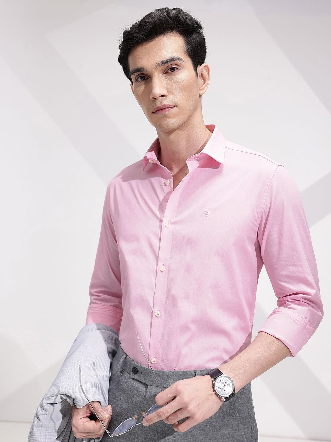 INVICTUS Pure Cotton Urban Slim Fit Formal Shirt - view 1