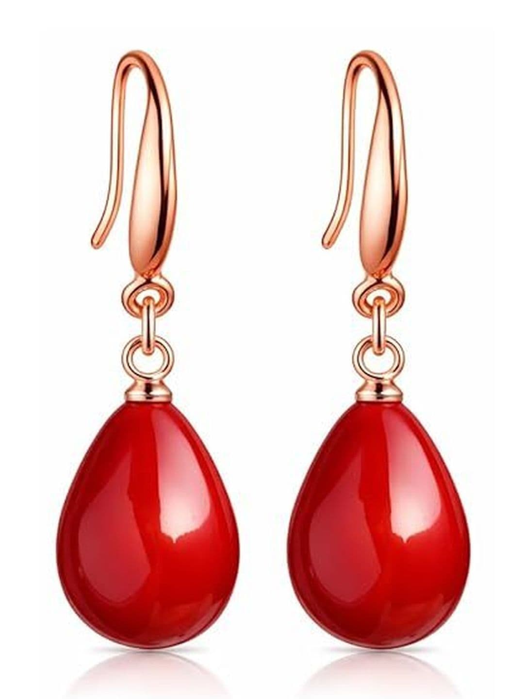Nilu's Collection Teardrop Shaped Drop Earrings - view 1