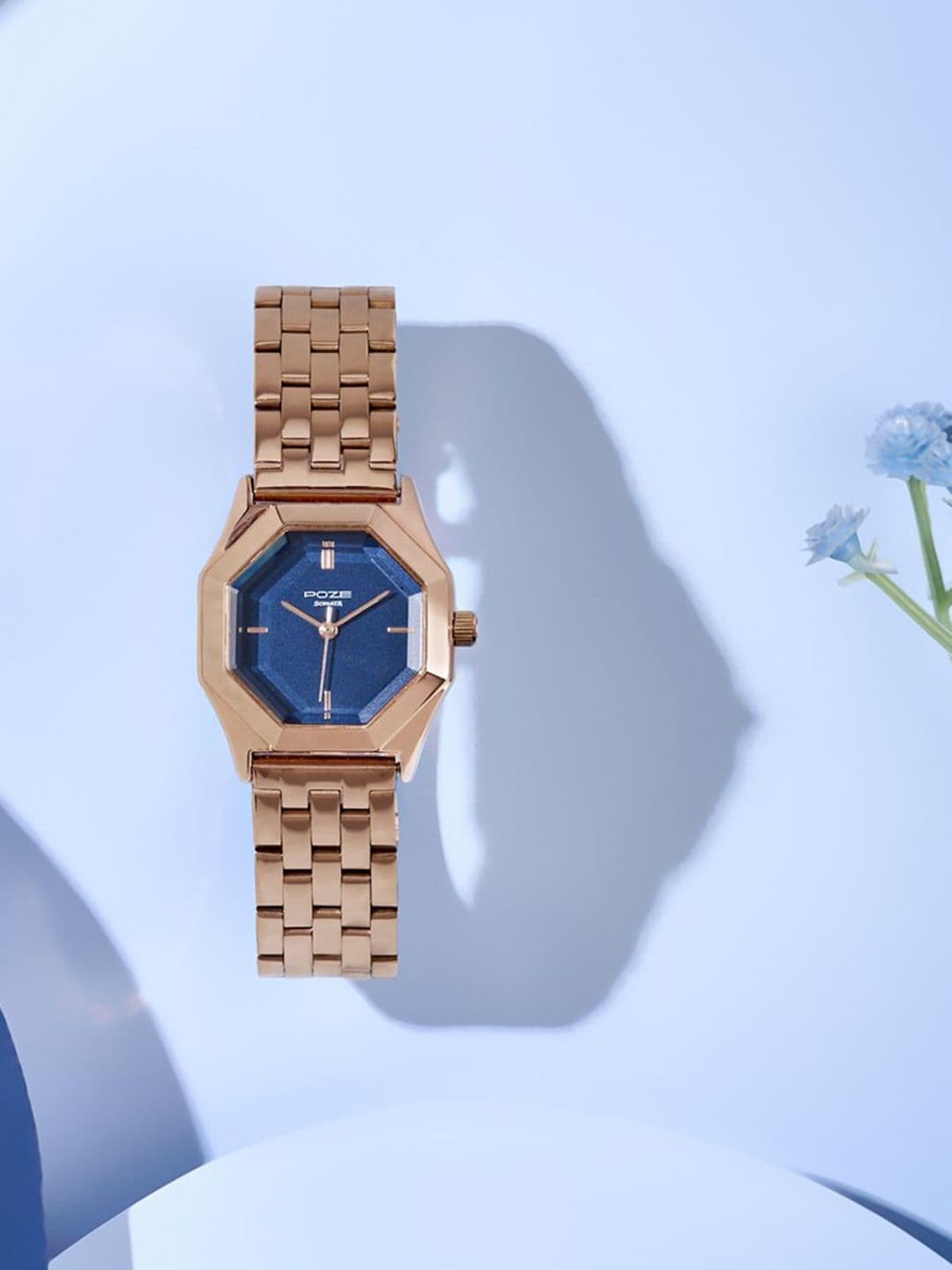 Sonata Women Poze 8 Quartz Analog Blue Dial Watch - SP80169WM01W - view 1