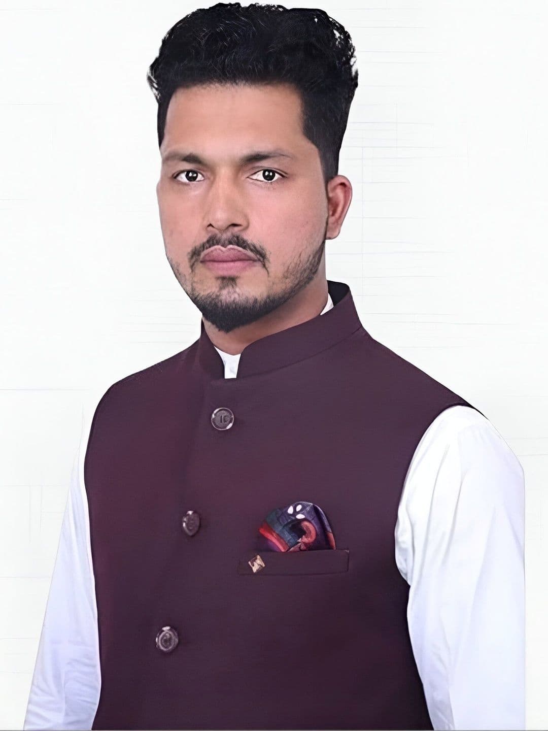 RISANI Mandarin Collar Nehru Jacket - view 1
