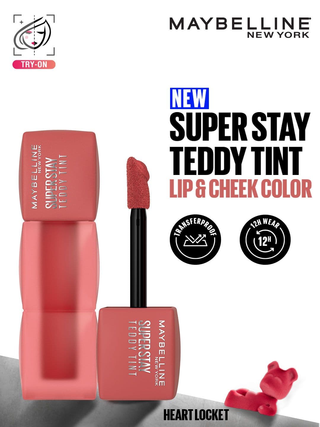 Maybelline New York Superstay Teddy Tint Lip & Cheek Color 5ml - Heart Locket - view 1