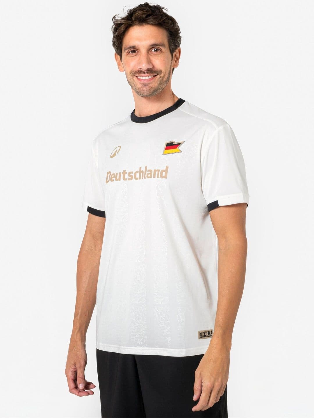Decathlon Kipsta - Adults White Germany Supporter Moisture Wicking Football Jersey - view 1