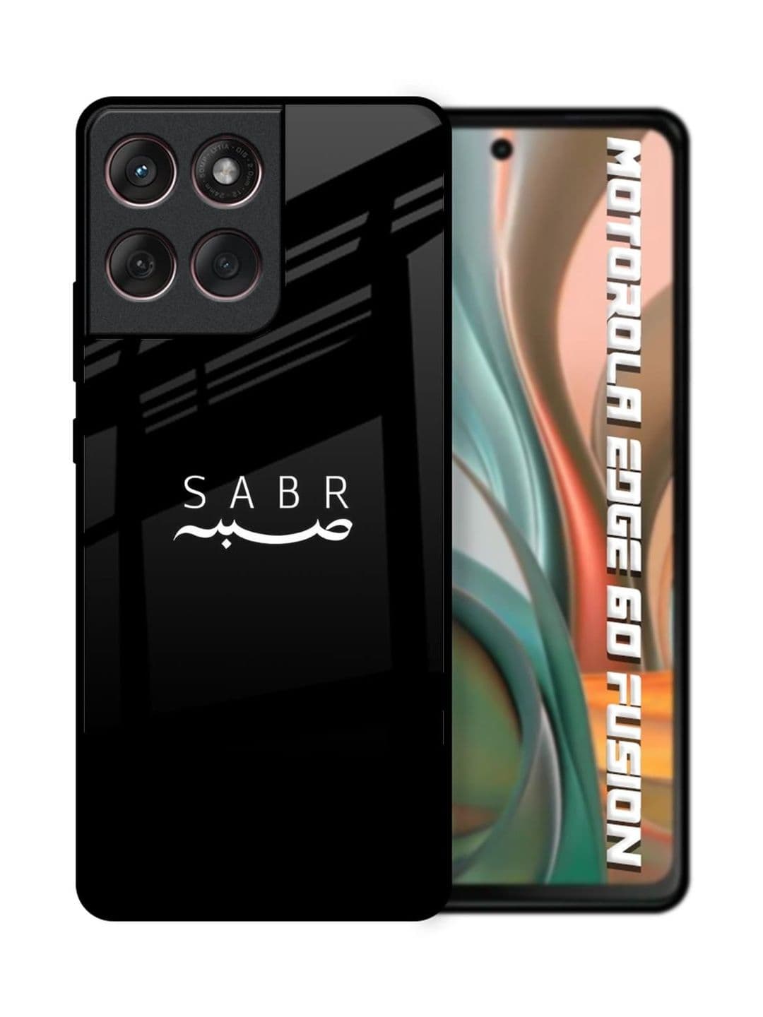 QRIOH Typography Printed Motorola Edge 60 Fusion Back Case Mobile Accessories - view 1