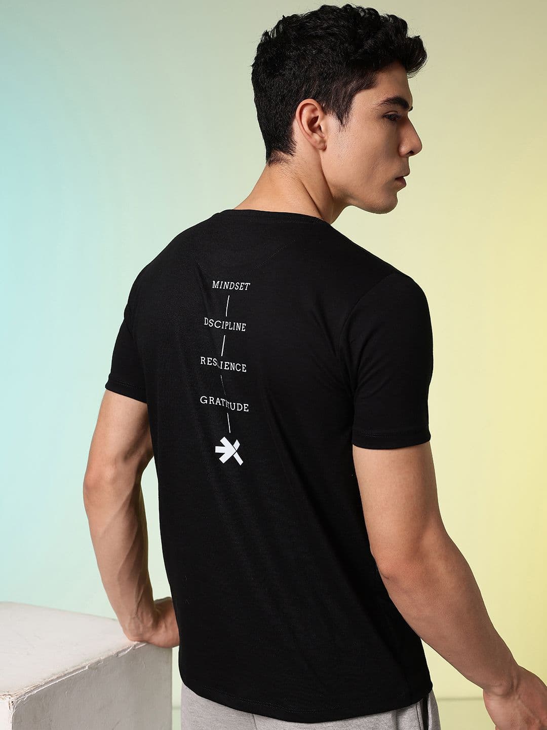 HRX by Hrithik Roshan Typography Printed Pure Cotton T-shirt - view 1