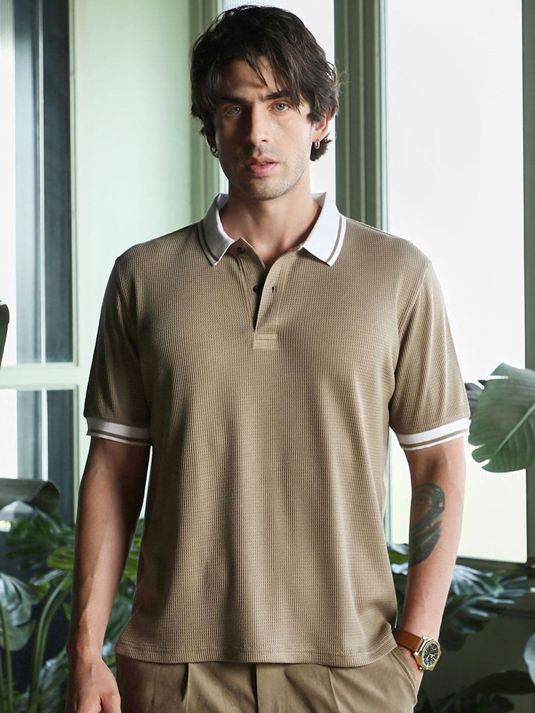 CAHOOT Men Polo Collar T-shirt - view 1