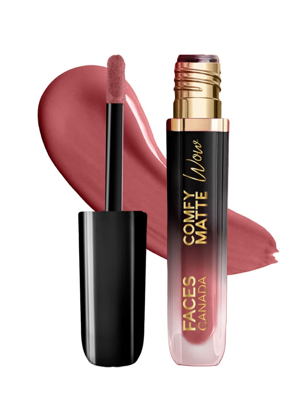 FACES CANADA Comfy Matte Wow Liquid Lipstick - 3.8 ml - Tea Rose 12 - view 1