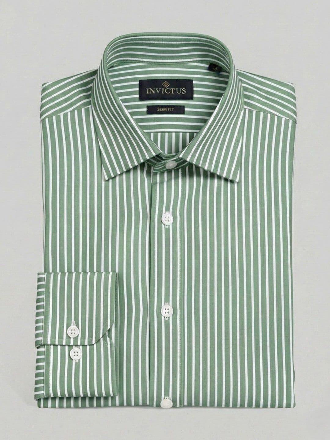 encore by INVICTUS Men Striped Formal Shirt - view 1