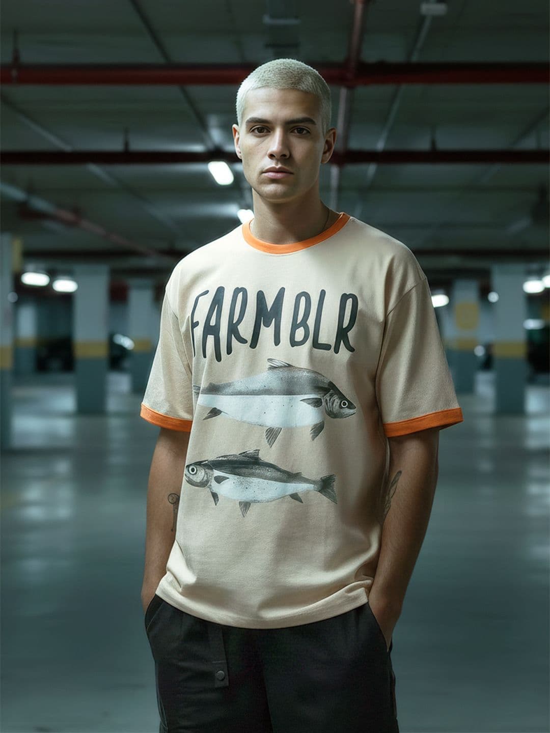 Kook N Keech Printed Pure Cotton Oversized T-shirt - view 1
