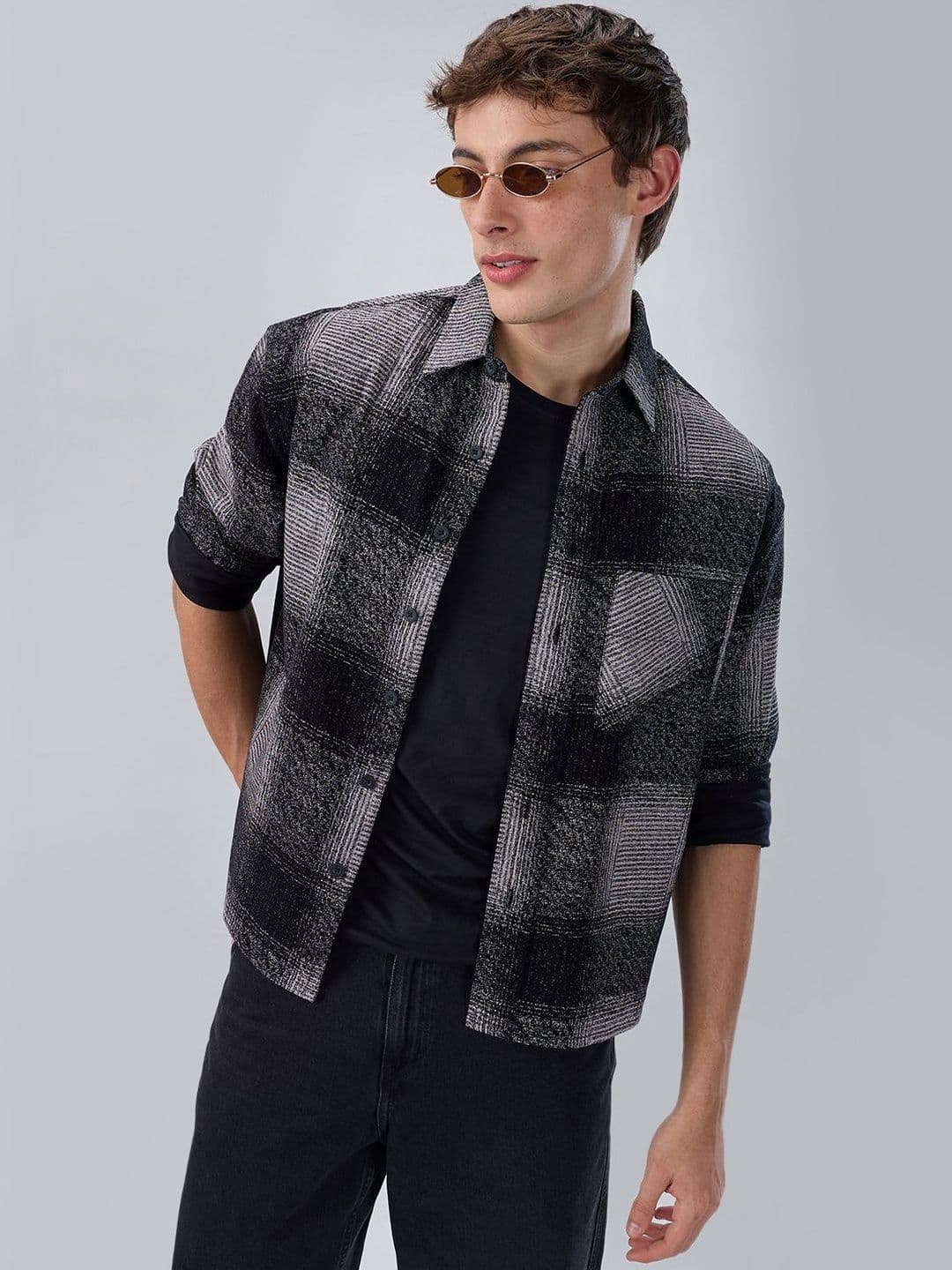 VASTRADO Men Classic Boxy Checked Casual Shirt - view 1
