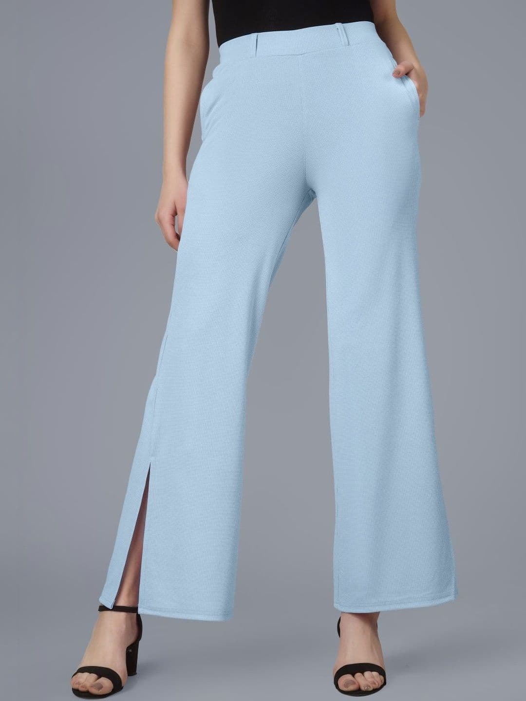 Plus Size Women Relaxed Wrinkle Free Trousers - view 1