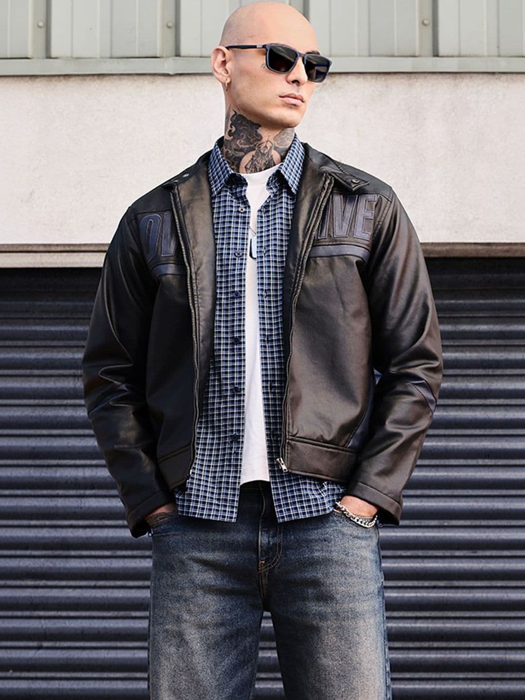 Snitch Black Textured Jacket - view 1