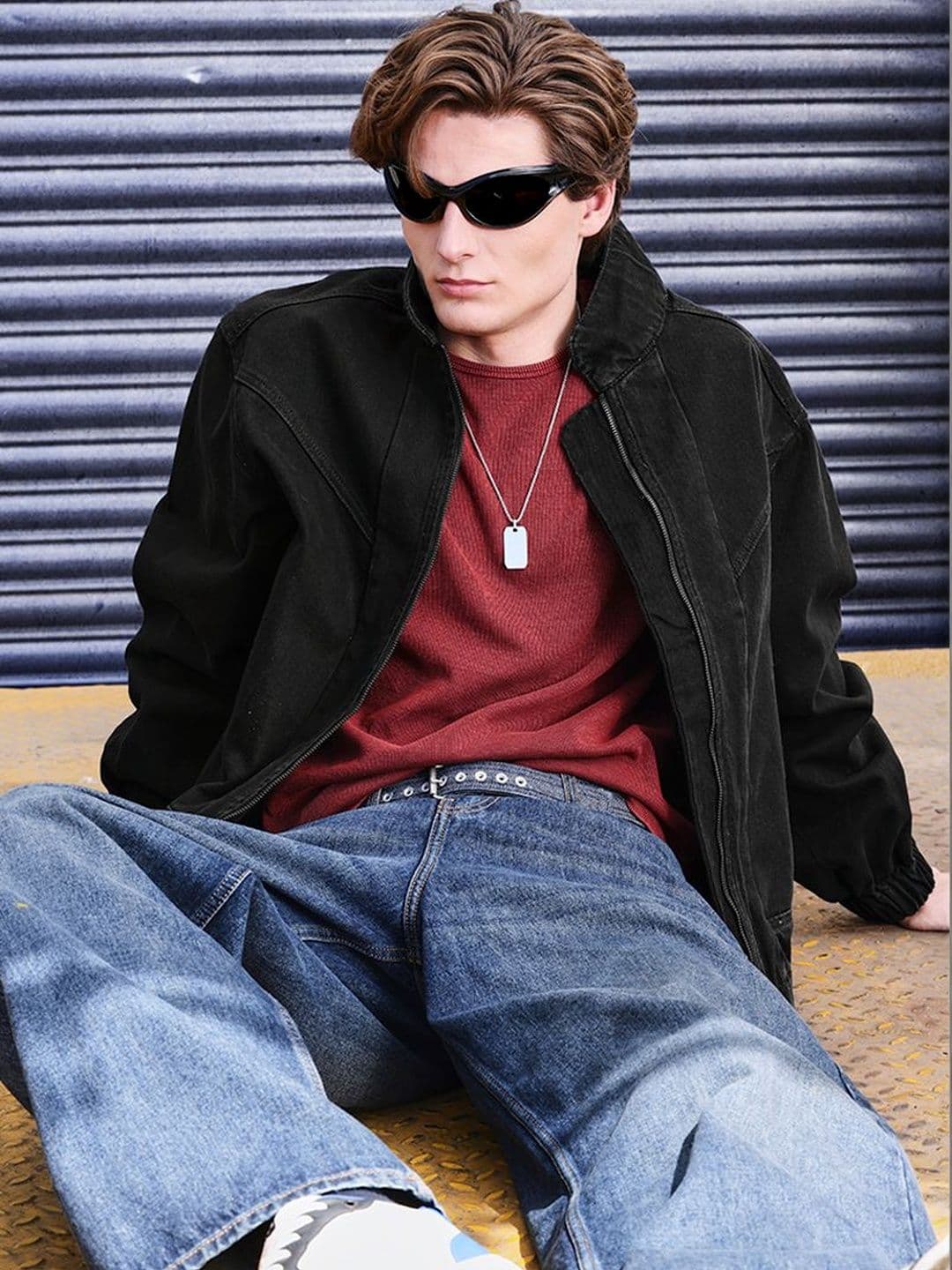 Snitch Black Solid Jacket - view 1