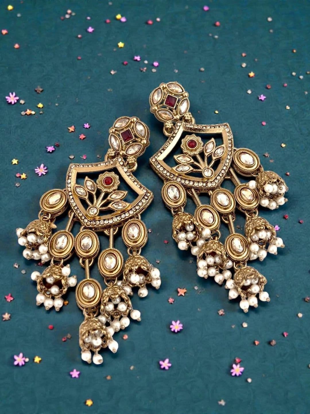 BFC - BUY FOR CHANGE Geometric Drop Earrings - view 1