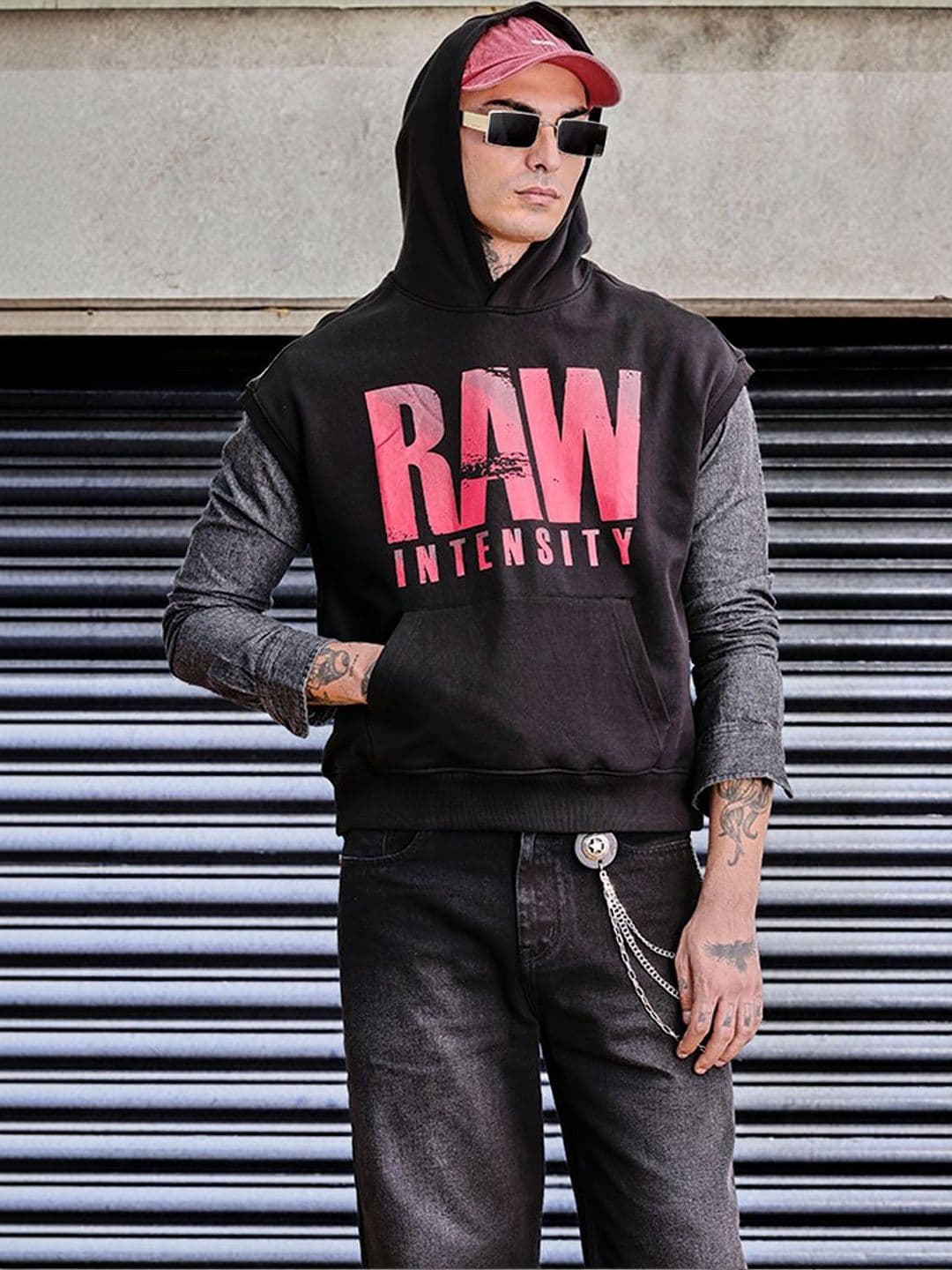 Snitch Men Printed Hooded Sweatshirt - view 1