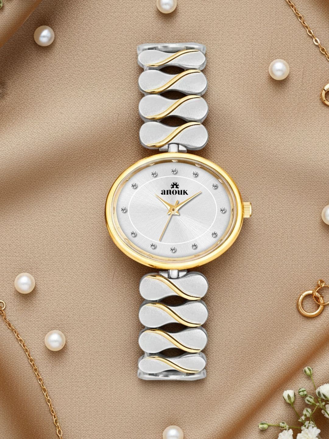 Anouk Women Dial & Bracelet Style Straps Analogue Watch ANW-047-SL - view 1