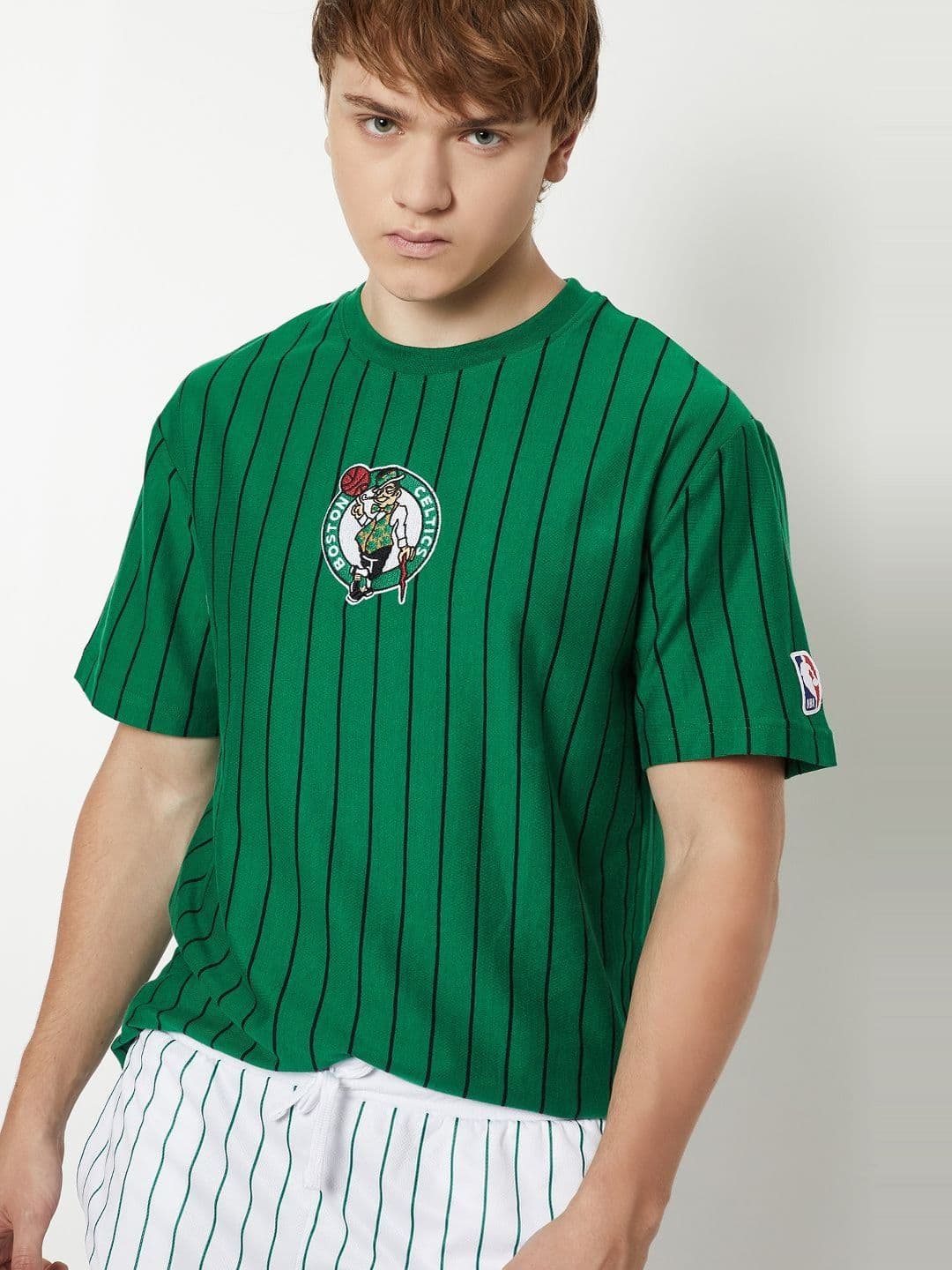 max Men Boston Celtics Striped T-shirt - view 1