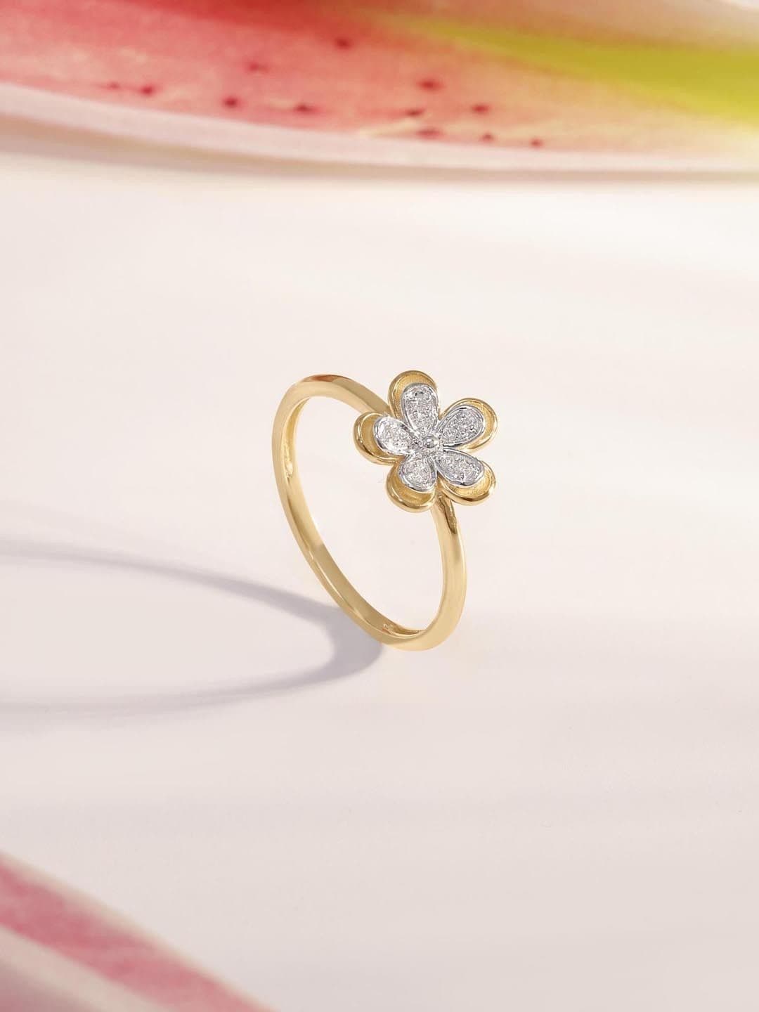Mia by Tanishq 9 KT Gold With 0.04 Carat Natural Diamond Ring -1.51 g - view 1